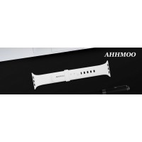 AHHMOO Compatible with Apple Watch Bands 38mm 40mm 41mm , Soft Silicone Sport Wristbands Replacement Strap for iWatch Series SE 7 6 5 4 3 2 1 Sport Edition for Women Men